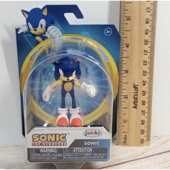 Sonic The Hedgehog SONIC 2.5" Action Figure Jakks Pacific Brand New Sealed - Picture 8 of 15